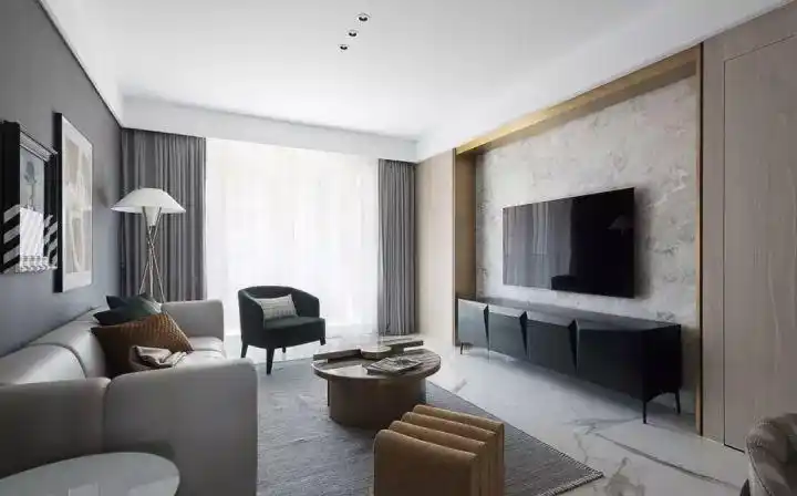 电视背影墙装修效果图软包_门对着的墙装修效果图片_电视墙装修效果图