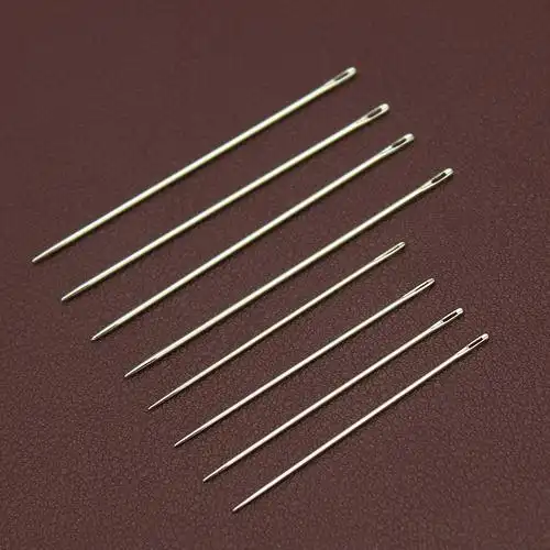 h家原版圆头手缝皮革针光滑小眼大号小号手工皮具蜡线缝纫工具针