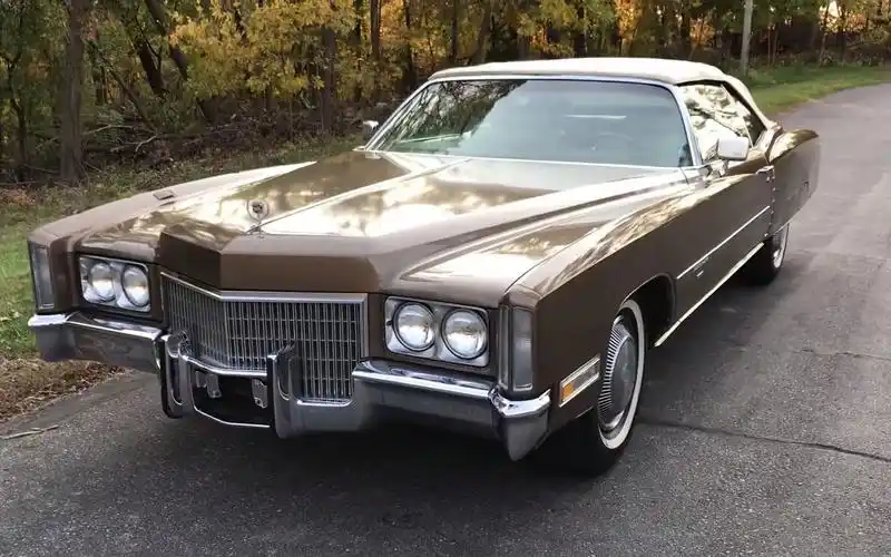70年代美式大排量前驱敞篷车1971凯迪拉克cadillaceldorado