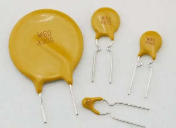 各式各样的ptc热敏电阻