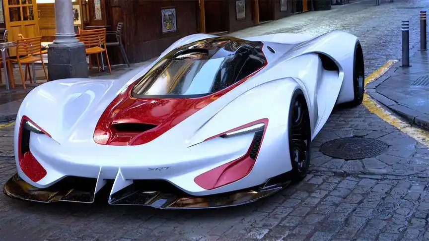 来自未来的道奇srt战斧,极速可达650km/h,超越现在所有的超跑!