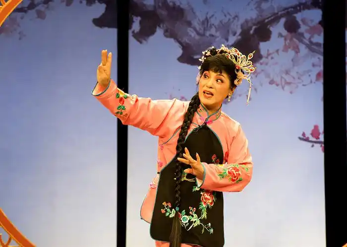 《九州百戏》组图4(上海奉贤山歌剧 《摸花轿》)