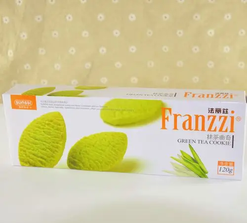 抹茶味法丽兹曲奇饼干120g盒sunssi丰熙办公室休闲零食6盒包邮