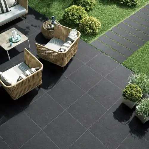 庭院地铺石加厚户外防冻地板砖石英砖花岗岩麻石瓷砖防滑广场地砖300