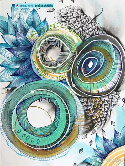 素材分享20张漂亮的色彩装饰画原来美可以这么温暖