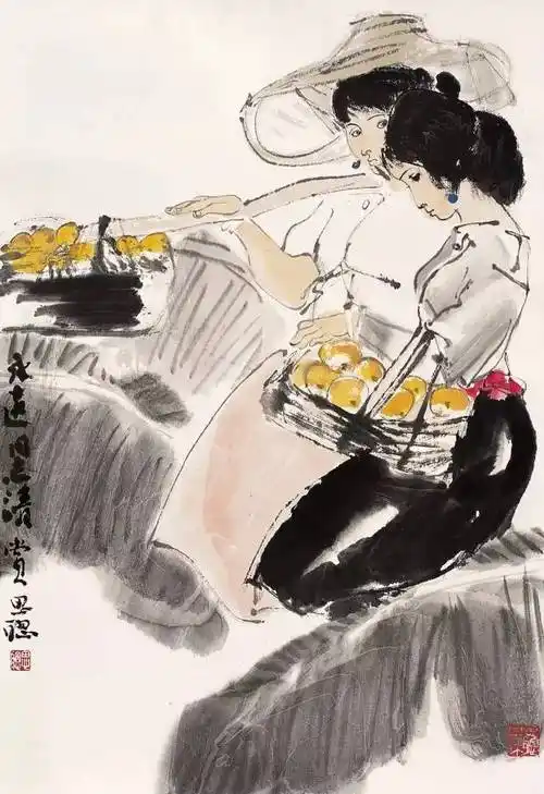 艺术伉俪卢沉周思聪水墨作品欣赏170幅