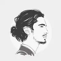 成熟沧桑胡渣男人头像漫画颓废胡渣男头像卡通