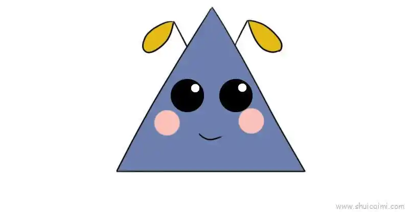 三角形儿童画怎么画三角形简笔画图片大全