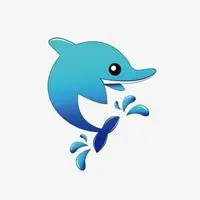 治愈系海豚微信头像