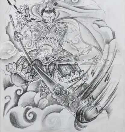 素描孙悟空头像图片素描孙悟空黑白画