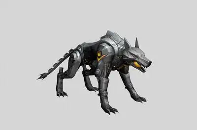 机械狼3d模型