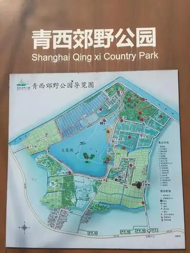 青西郊野公园导览图.