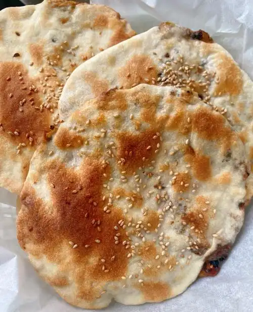 衢州大烤饼做法梅干菜葱肉烤饼梅干菜肉饼