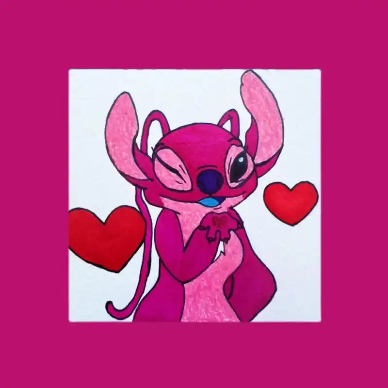 史迪仔(安琪)简易马克笔彩铅绘画96.