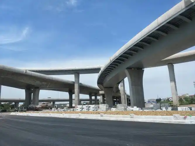 仰拍淮安高架快速路