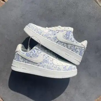 linikerb纯原af1空军一号男女板鞋青花瓷温变低帮小白鞋变色潮流休n仿