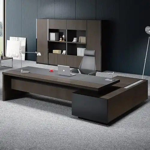 办公家具总裁桌板式老板桌办公桌大班台经理桌主管桌时尚现代简约书桌