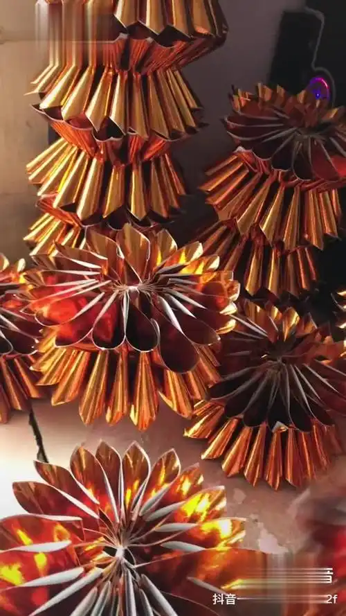 今天折点有底座的小金山做手工 烫金纸-生活视频-搜狐视频