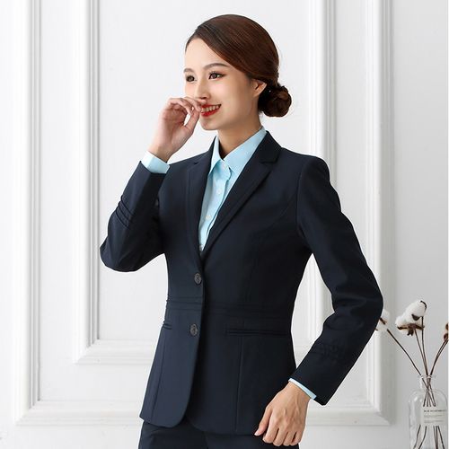 中国邮政储蓄银行工作服女西服工装春秋套装新款制服工衣衬衫长裤