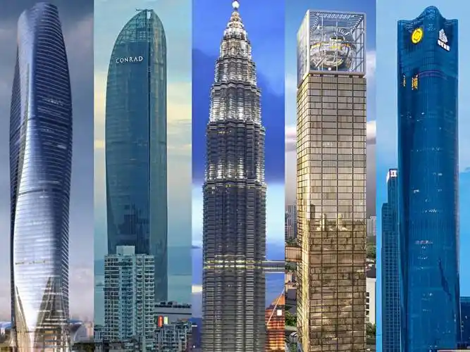 前言摩天双子塔:是指高度在300米以上,两座相同高度组成的双子楼建筑.