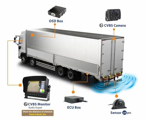 卡车后视超声波雷达cdt04kj-r