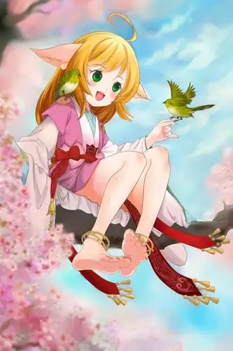 盘点动漫作品中那些光脚的美少女(年)们!