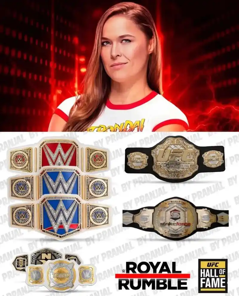 隆达罗西冠军记录#wwe #摔跤狂热大赛 #隆达罗西 - 抖音