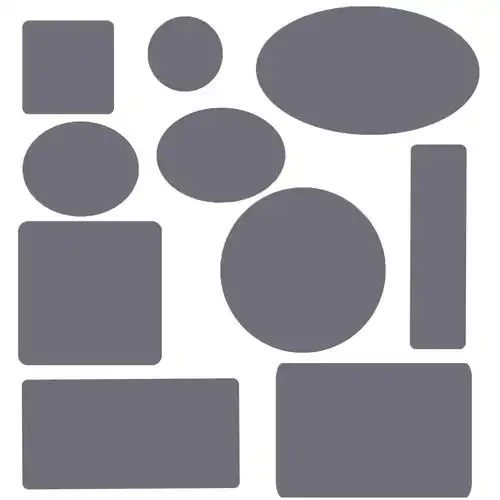 羽绒服自粘灰色布贴长方形薄款无痕冲锋衣破洞补丁贴修补皮衣贴花