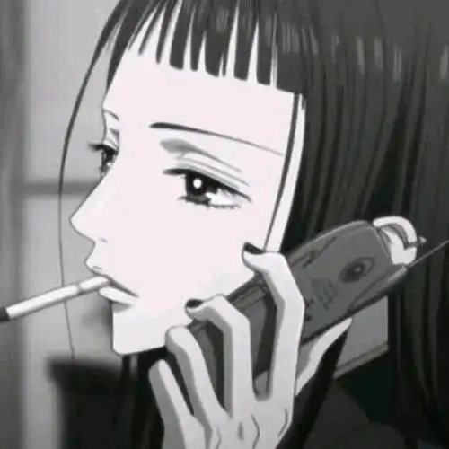 黑白动漫头像 - 一组黑白病娇动漫女头_动漫_头像表情