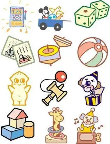 strong>儿童儿童简笔画玩具 /strong>两个玩具吵架的简笔画会动的