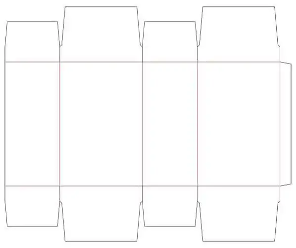 千款纸盒包装结构展开图下载