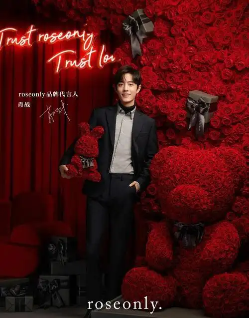 肖战,玫瑰花中的你才是最矜贵的王子