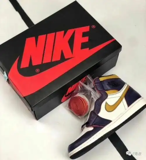 aj1新款湖人刮刮乐air jordan 1 x nike sb high og court purple