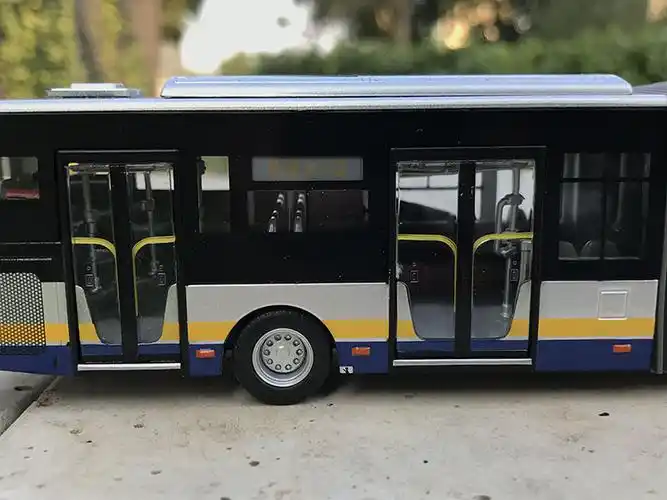 北京公交车模型164青年客车快速1路 路铰接式公交巴士汽车模型男孩