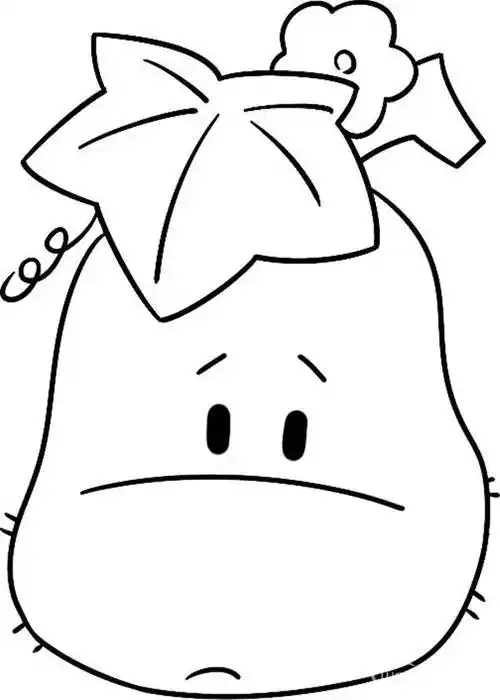 冬瓜简笔画 冬瓜简笔画怎么画 - 第 2 - 水彩迷