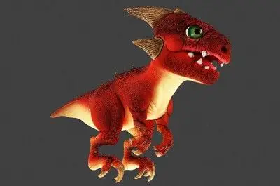 pbr-可爱 异形 恐龙