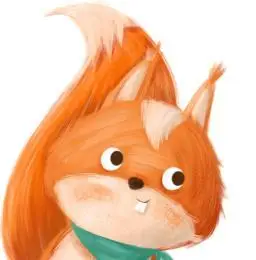 卡通小松鼠 头像 包装