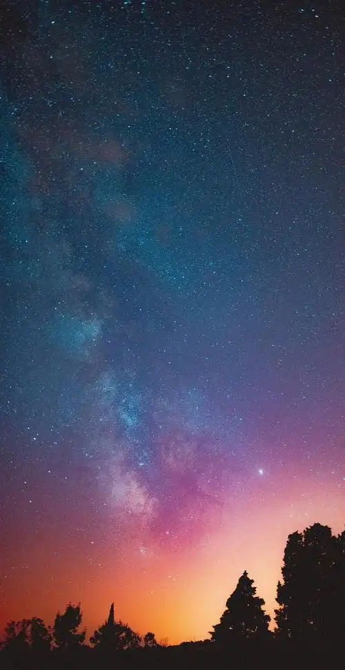 「高清手机壁纸」星空之下,守望明天