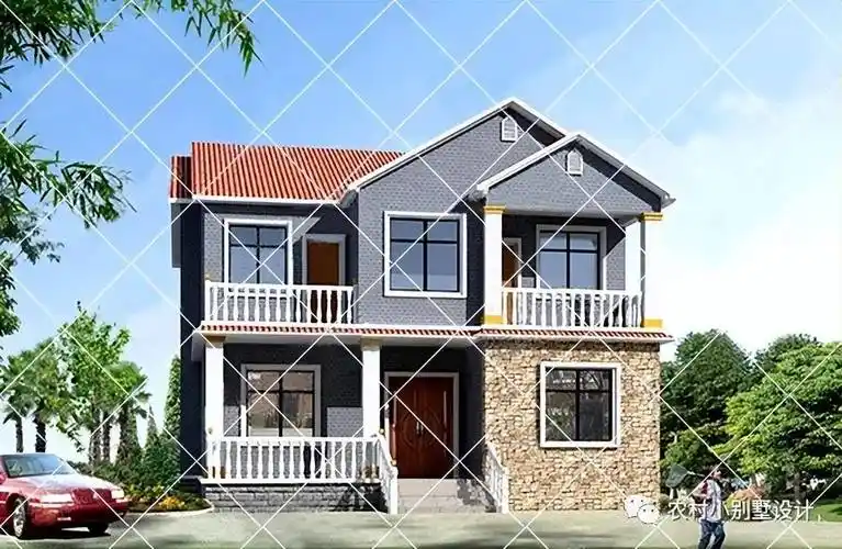 精选30套10x10米二层农村自建房小别墅,布局完美简约而不简单_设计