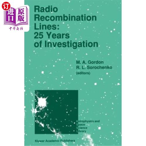 海外直订radio recombination lines: 25 years of investigation