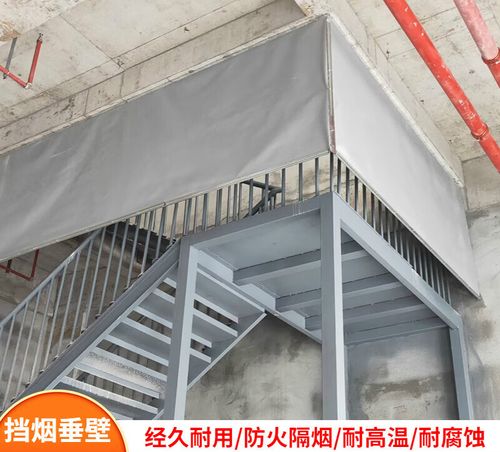 奔新农电动挡烟垂壁固定式硅胶挡烟垂壁防火布玻璃纤维商场工厂3c认证