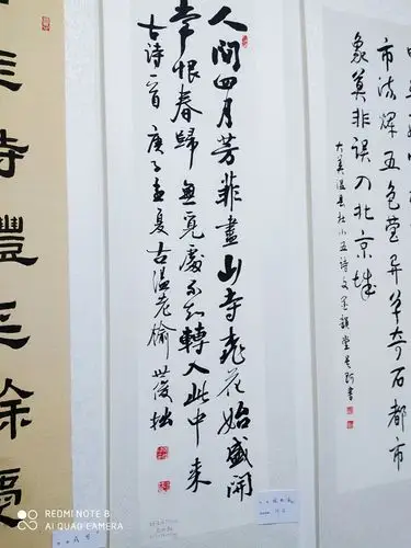 共庆中国农民丰收节暨温县农民书画展开展(沁河书友社参展作品)