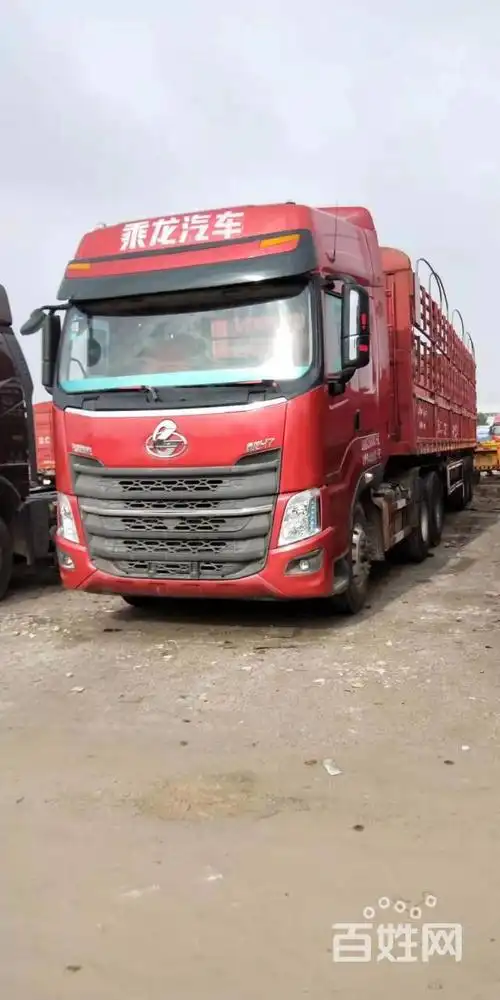 17年 乘龙h7 半挂仓栅牵引车 500马力带全保 - 防城港上思货车 - 上思