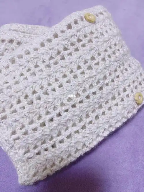 钩针水草花小围巾