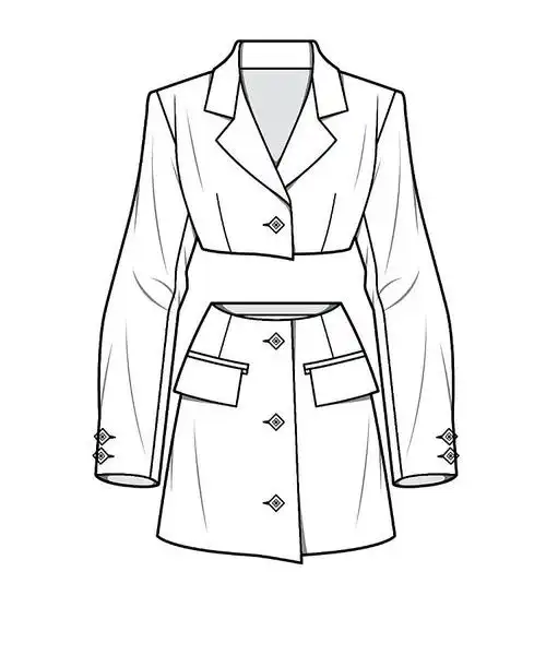 接下来就是上色了|服装|休闲/流行服饰|中纺云服装设计 - 原创作品