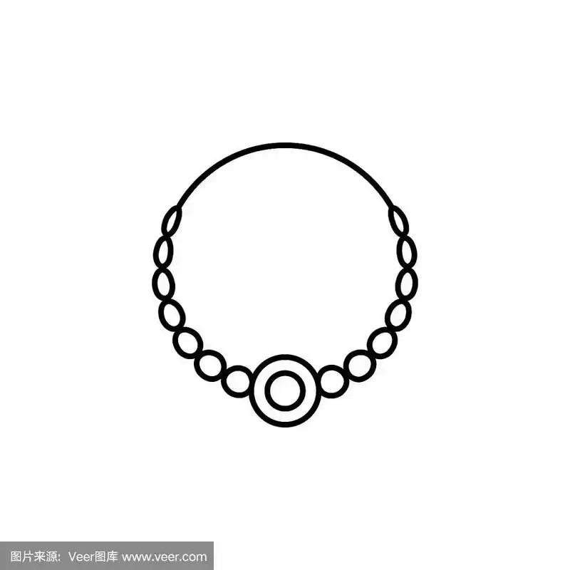 项链简笔画(送给妈妈的项链简笔画) - 杰志珠宝网