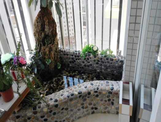 阳台小鱼池设计图,惬意生活令人羡慕!