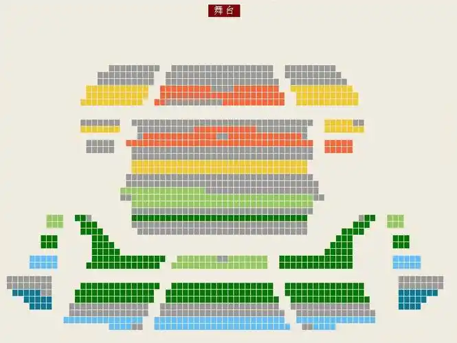 保利剧院座位图
