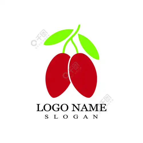 枸杞矢量图解模板设计