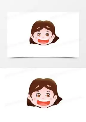 开心笑脸图片大全唯美人物_熊猫办公